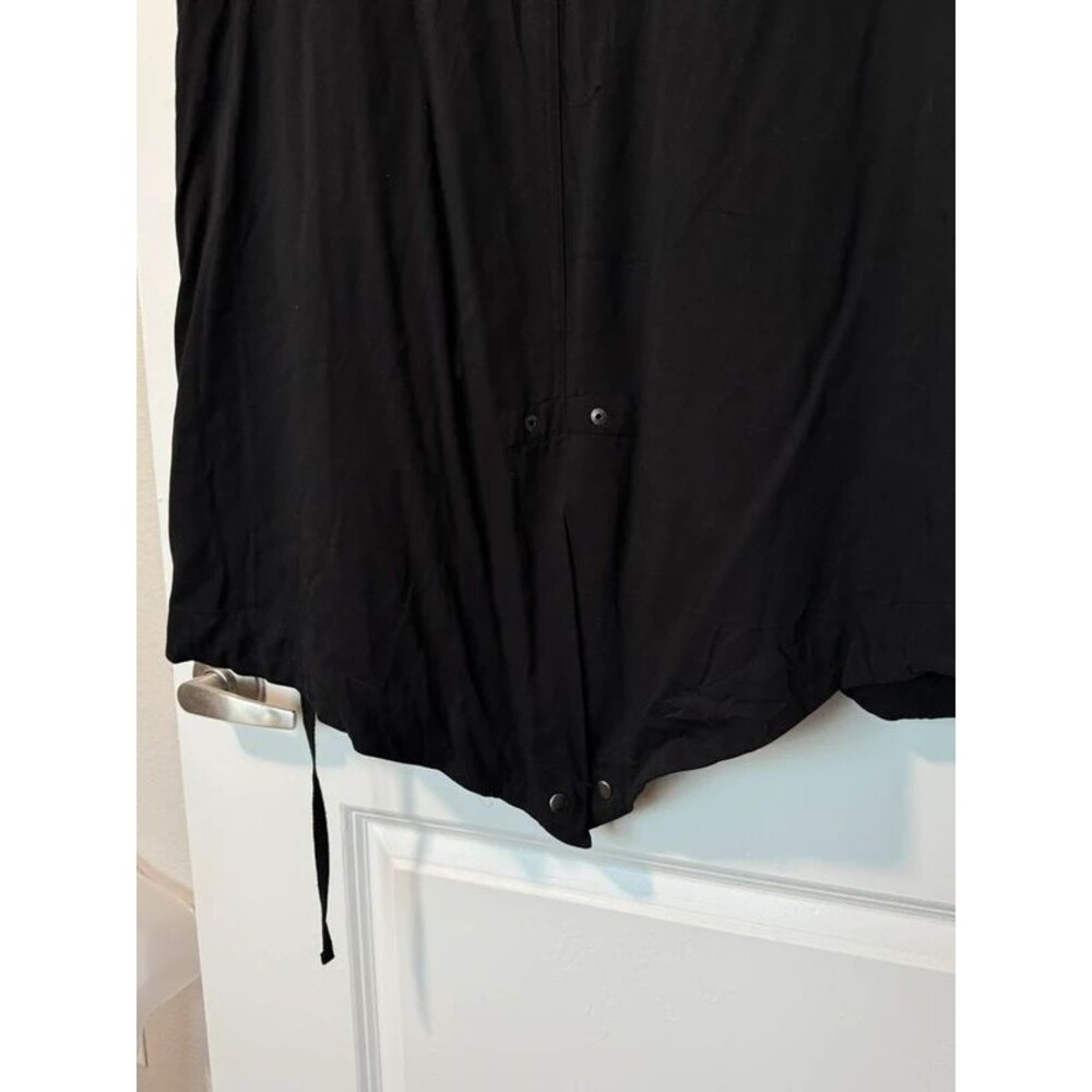 Torrid black hooded lightweight anorak utility adjustable jacket - Picture 6 of 6